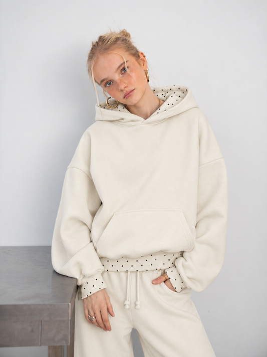 COMFY POLKA DOT DREAM HOODIE