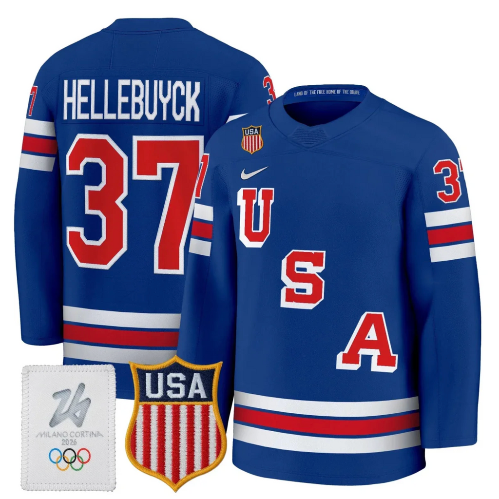 Men's 2026 USA Olympic Premium Hockey All Stitched Jersey