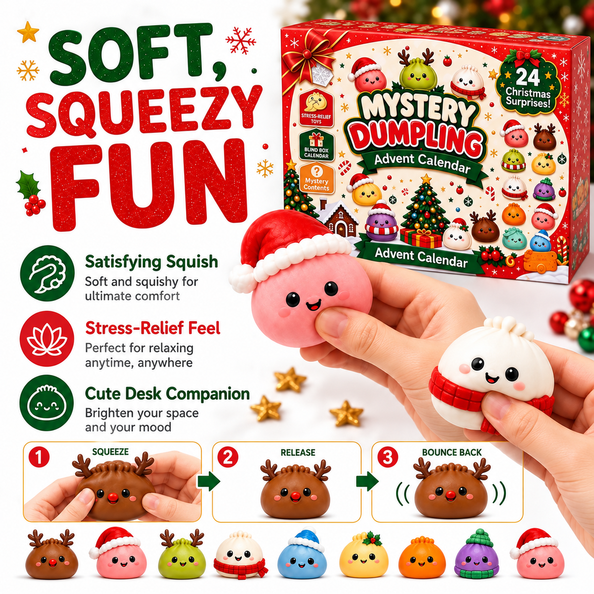 2026 CHRISTMAS SQUISHY ADVENT CALENDAR