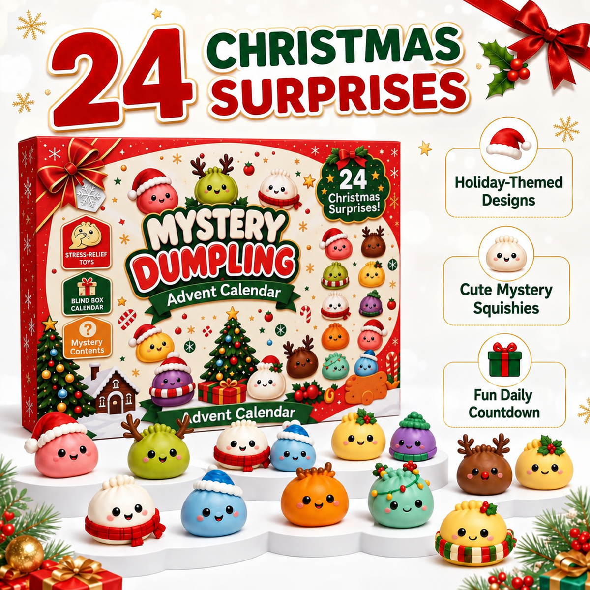 2026 CHRISTMAS SQUISHY ADVENT CALENDAR